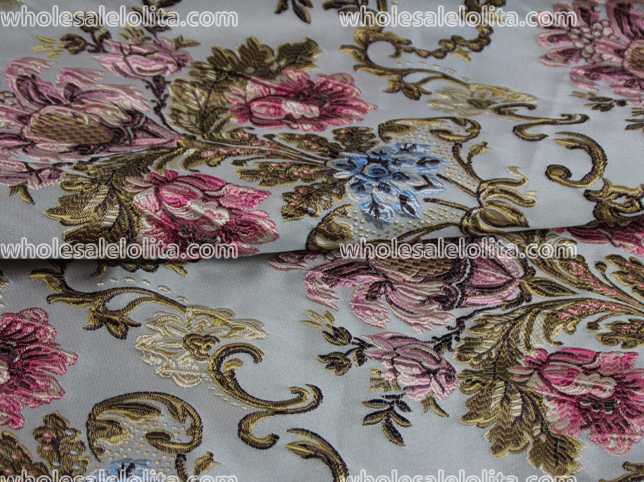 Royal Court Baroque Style Jacquard Fabric
