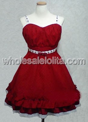 Red Sweetheart Lolita Dress