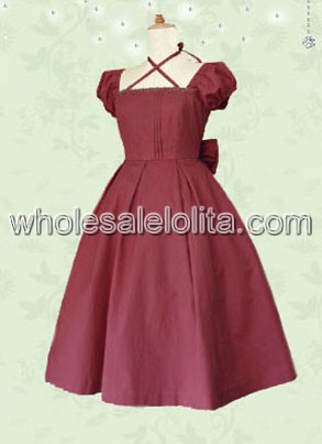 Red Lolita Dress with Bow