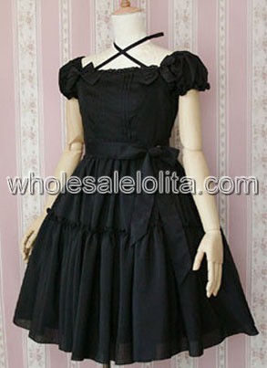 Cheap Black Classic Lolita Dress