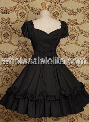 Black Sweetheart Classic Lolita Dress with Bow