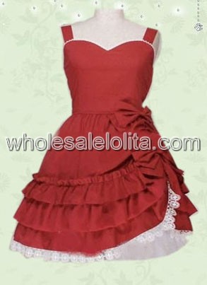 Red Sweet Heart Sweet Lolita Dress