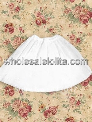 Custom Made White And Bordeaux Cotton Stand Collar Bandage Sweet Lolita Dress