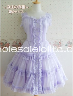 Princess Purple Chiffon JSK Sweet Lolita Dress