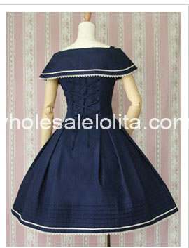 Royal Cute Lolita Dress Sailor Style Dress